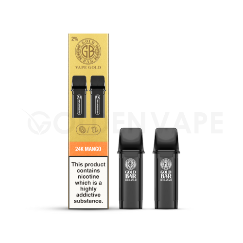 Gold Bar Reload Prefilled Pod 2 Pack