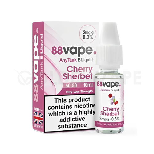 88Vape E-Liquids - Nicotine Strength 3mg