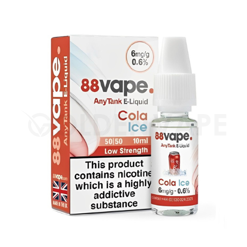 88Vape E-Liquids - Nicotine Strength 6mg