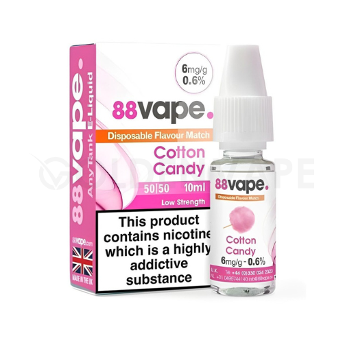 88Vape E-Liquids - Nicotine Strength 3mg