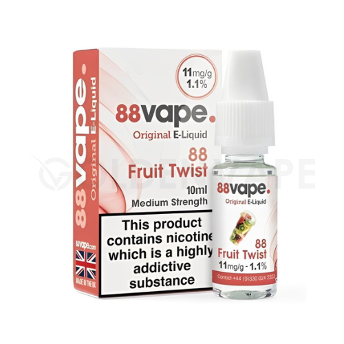 88Vape E-Liquids - Nicotine Strength 11mg