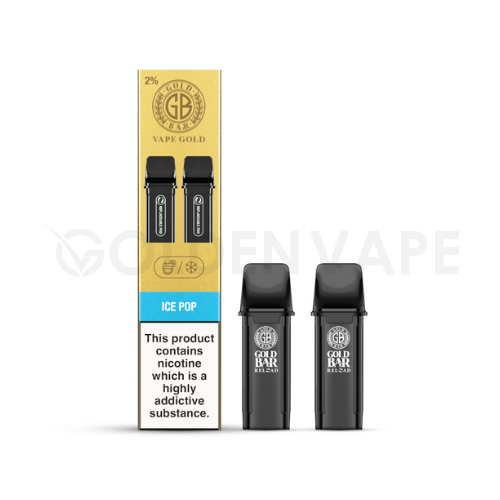 Gold Bar Reload Prefilled Pod 2 Pack