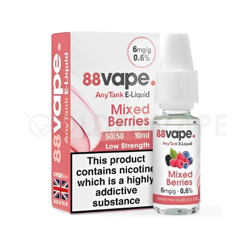 88Vape E-Liquids - Nicotine Strength 6mg