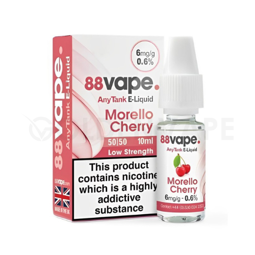 88Vape E-Liquids - Nicotine Strength 6mg