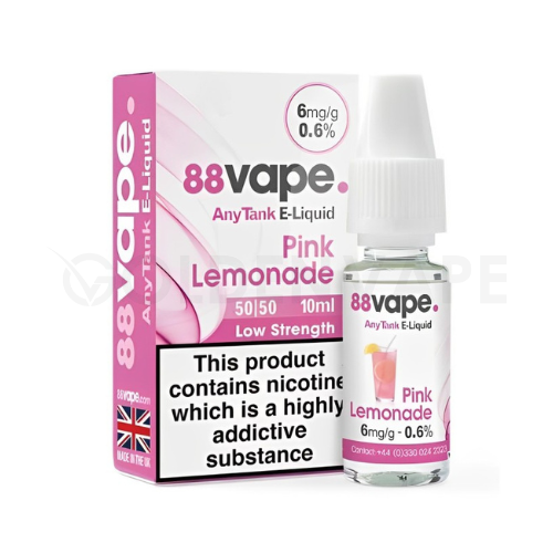 88Vape E-Liquids - Nicotine Strength 6mg