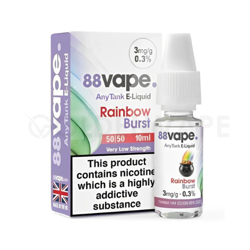 88Vape E-Liquids - Nicotine Strength 6mg