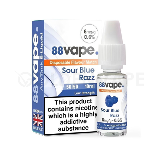 88Vape E-Liquids - Nicotine Strength 3mg