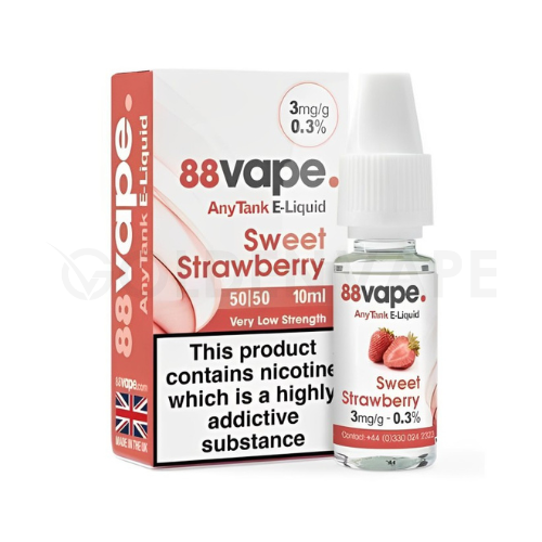 88Vape E-Liquids - Nicotine Strength 16mg