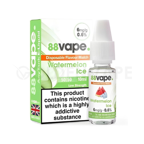 88Vape E-Liquids - Nicotine Strength 6mg